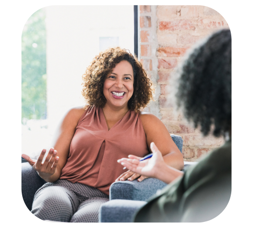woman in a therapy session