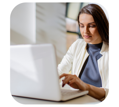 woman in teletherapy session